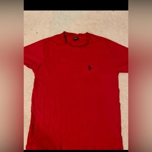 Red Polo pocket T-shirt
